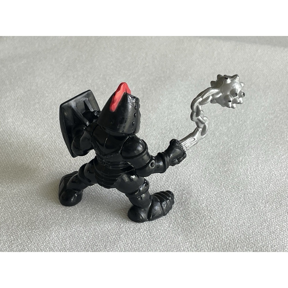 1994 Fisher Price Great Adventures Castle Black Knight Armor Mace Action Figure - Picture 6 of 9